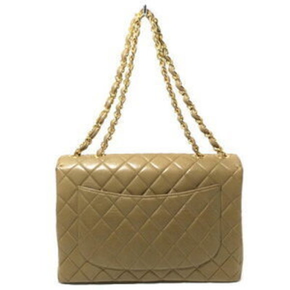 Christmas CHANEL Matelasse Chain Shoulder Bag Beige x - Picture 2 of 16